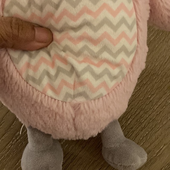 Little Journey Pink Musical Owl Plays Go To Sleep NEW 10" Plush Stuffed.  (#A) - Picture 3 of 7